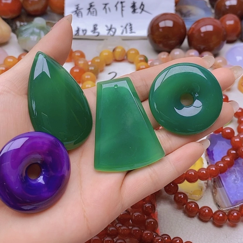 【闪购商品】未镶嵌玛瑙/玉髓珠宝半成品老*V