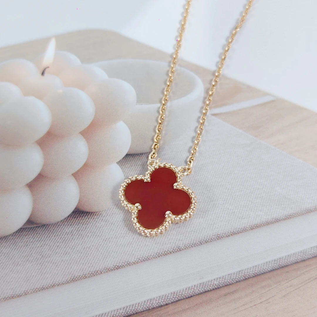 95新 梵克雅宝 安洁利严选四叶幸运系列/SK0126571 项链