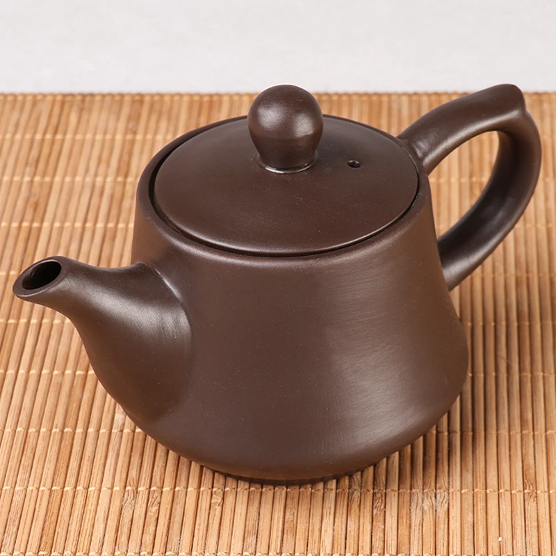 原矿紫陶凤耳壶大容量家用泡茶好出水内置滤网宽底中式复古