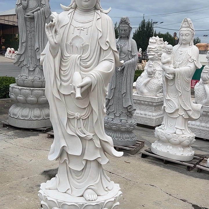 有机玻璃石雕观音像佛像汉白玉花岗岩