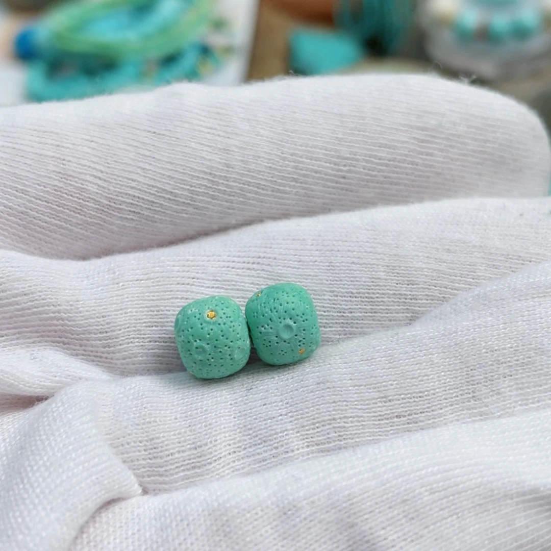 绿松石珠宝奇石未镶嵌稻*香