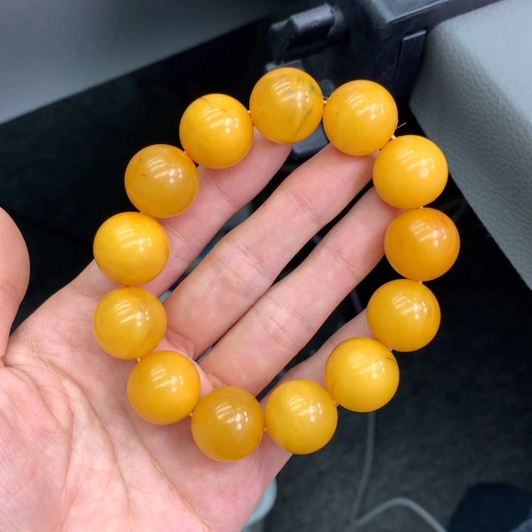 琥珀未镶嵌珠宝奇石17mm➕