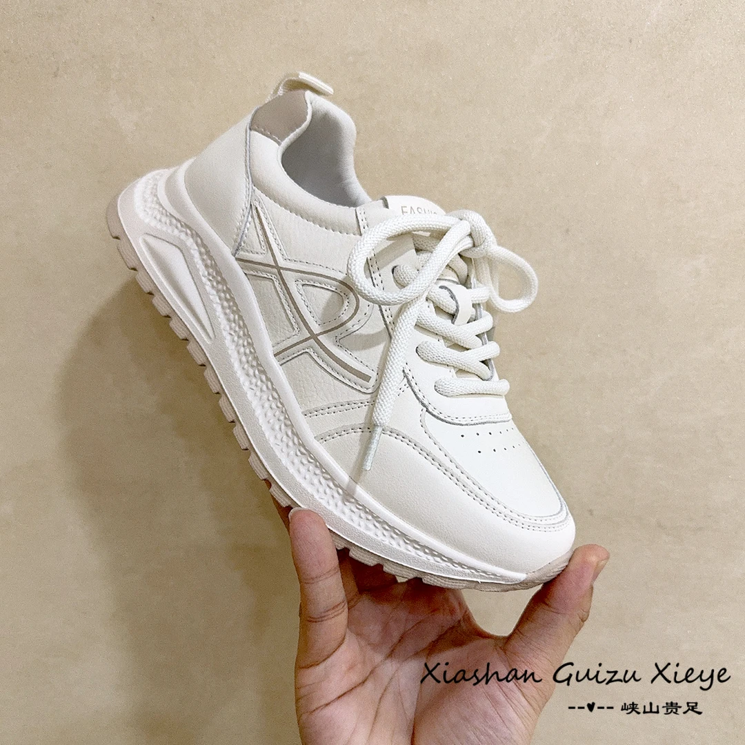 特惠 超轻软底舒适皮面真皮平底休闲鞋5970