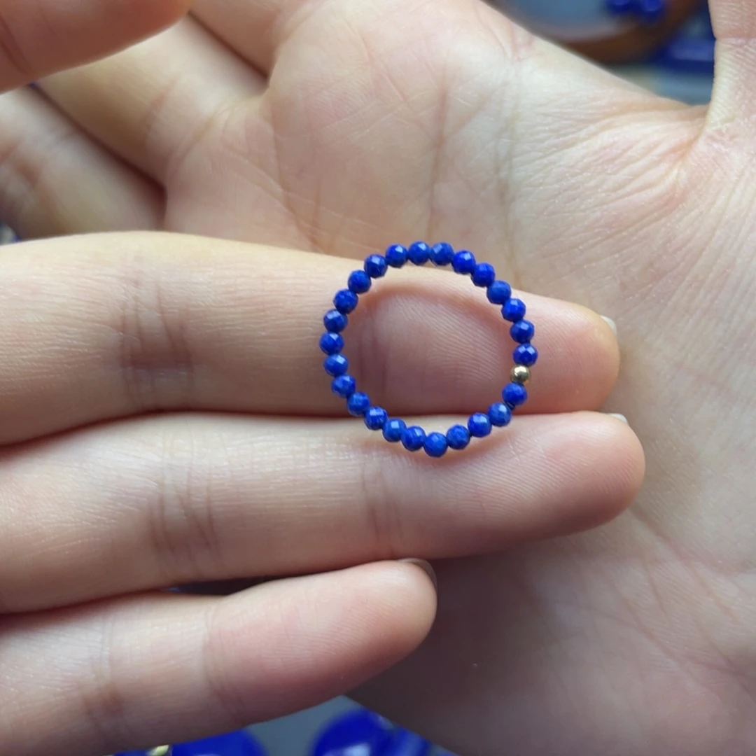 青金石未镶嵌戒圈