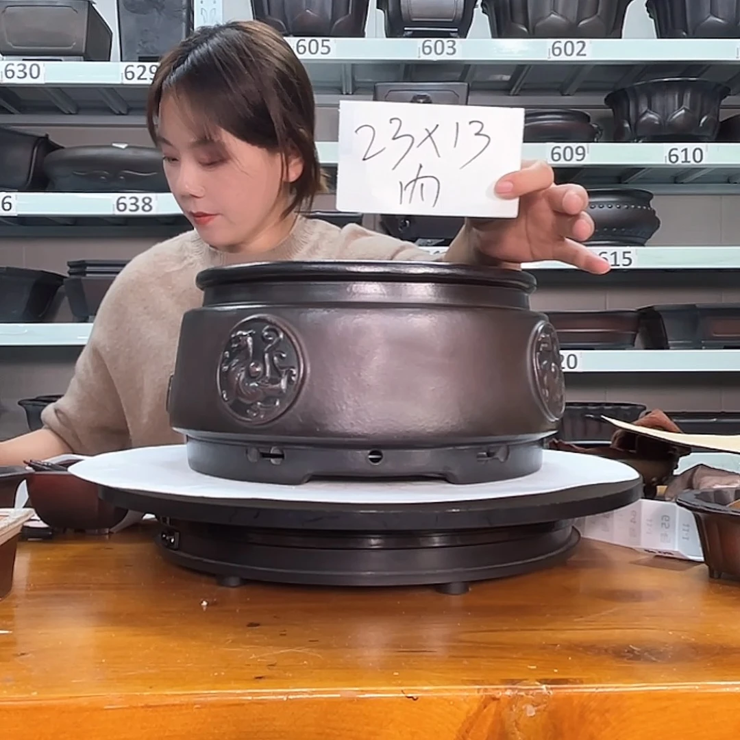 紫砂花盆宜兴紫砂45号