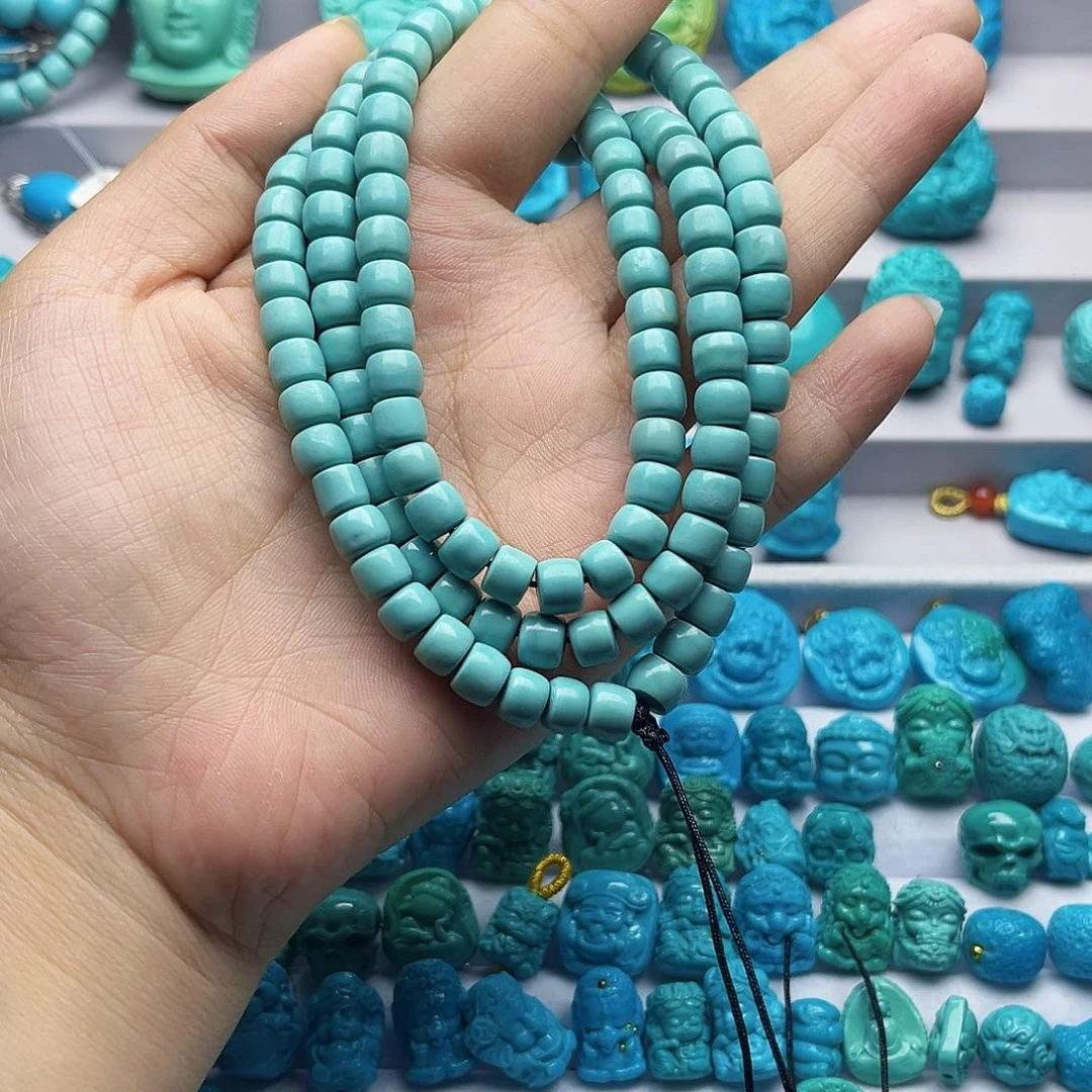 绿松石未镶嵌挂件