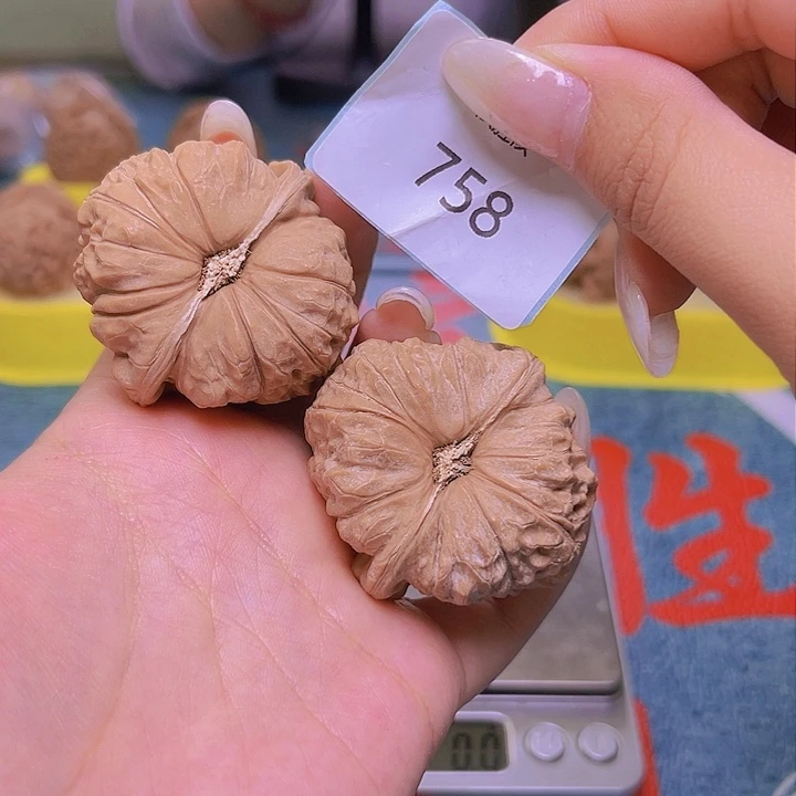 文玩核桃把件南瓜墩44.758