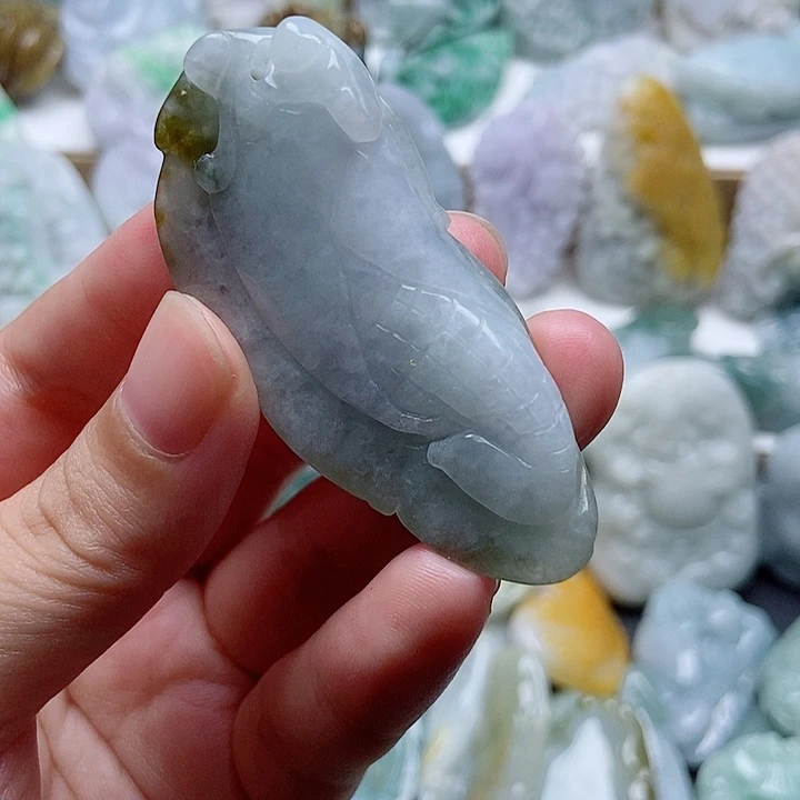 翡翠未镶嵌吊坠(不含链)1