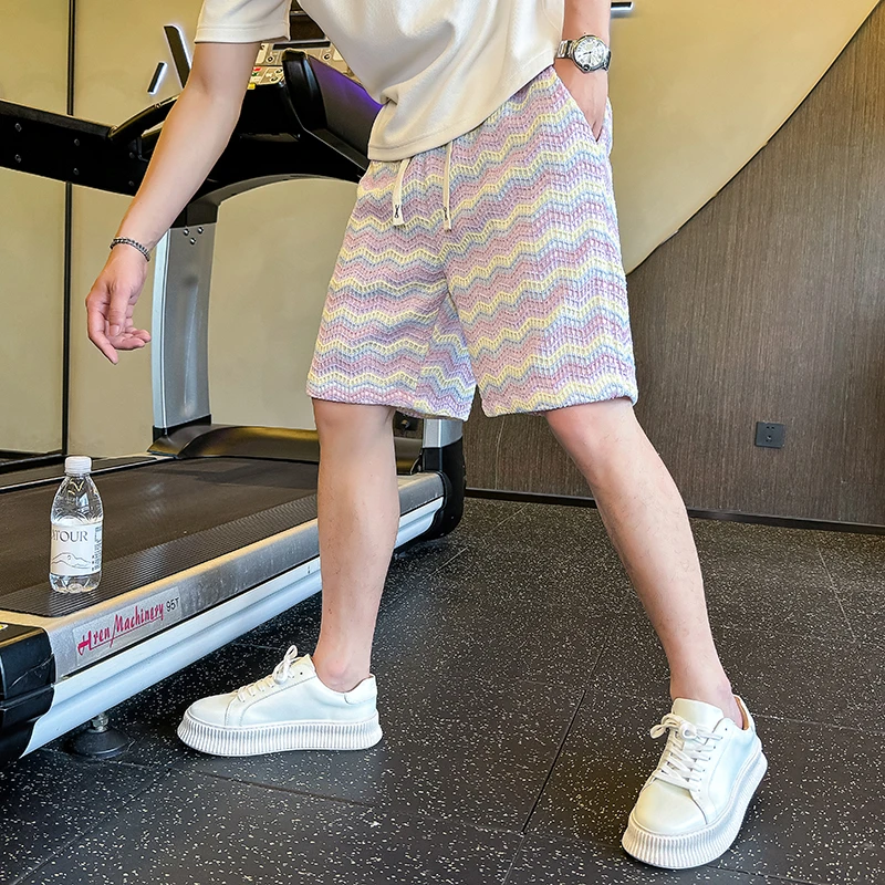 痞帅洋气中性风外穿短裤男潮牌潮流五分裤2025夏季新款男士大裤衩