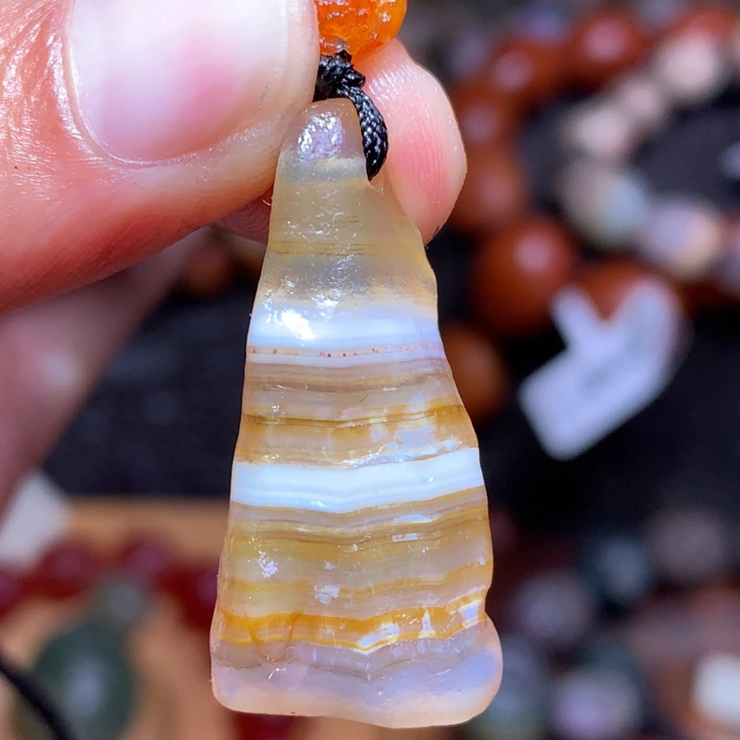 未镶嵌玛瑙/玉髓珠宝半成品