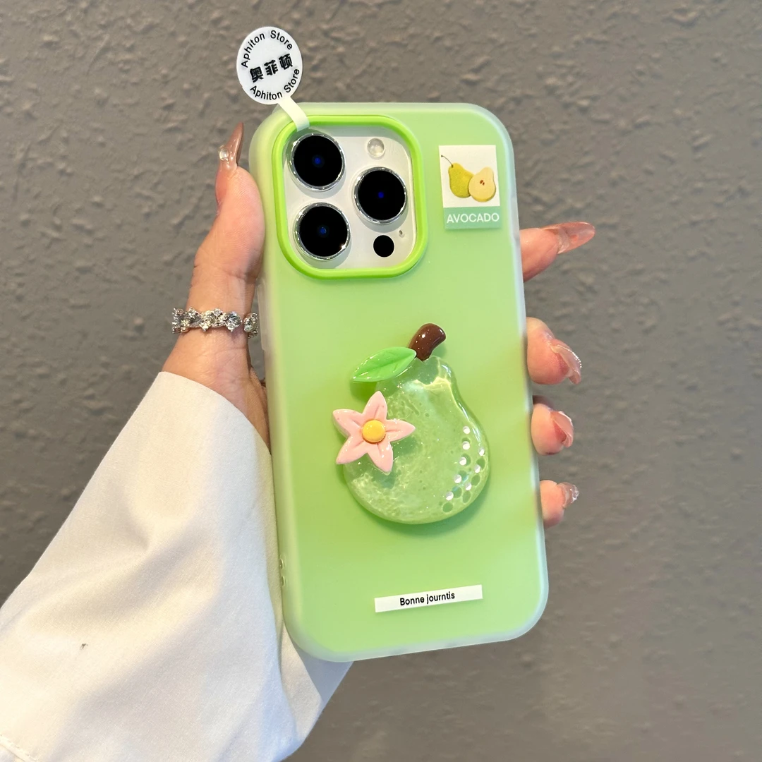 奥菲顿多巴胺肤感立体水果适用苹果16/15promax手机壳iPhone14/13