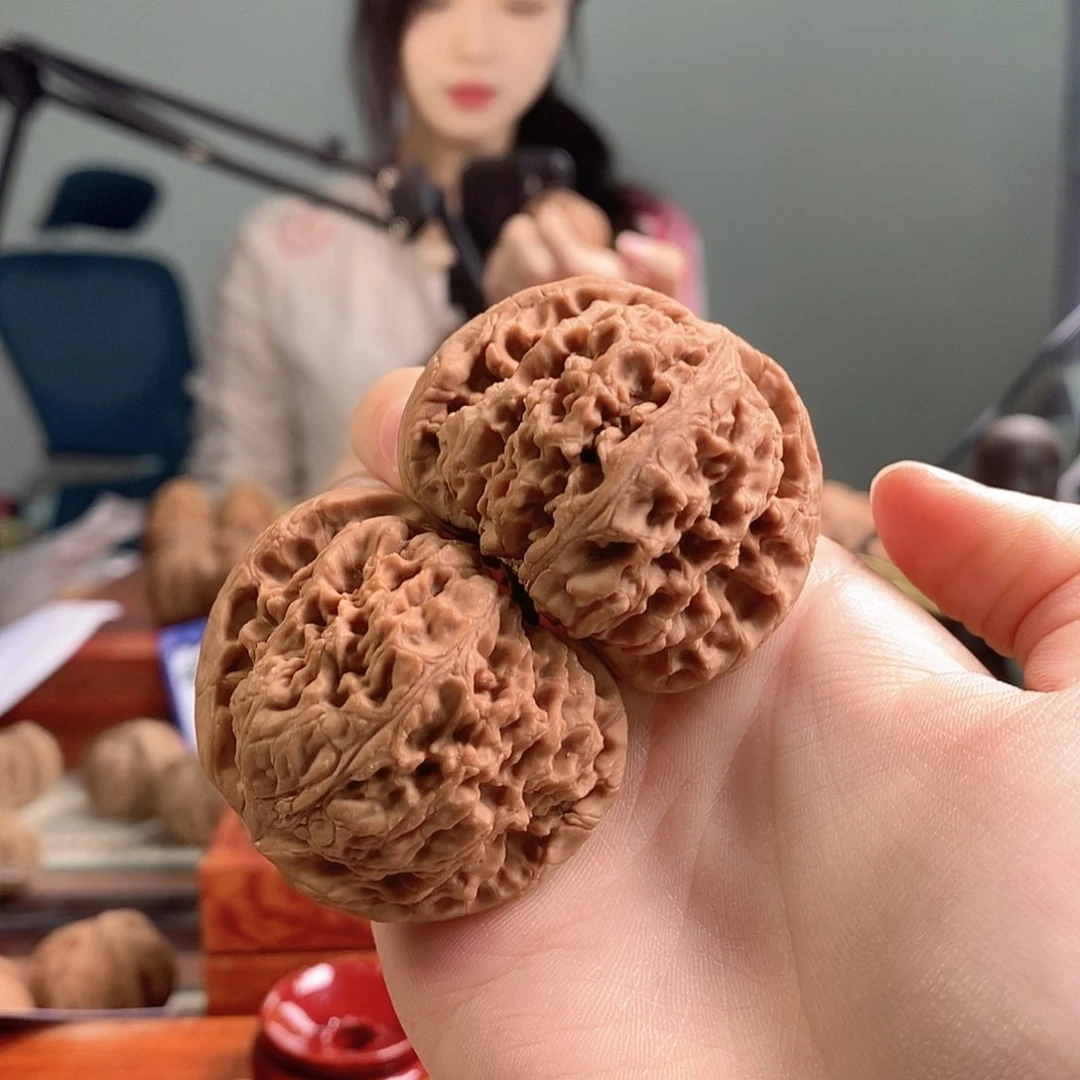 吊坠文玩核桃47南疆石全品