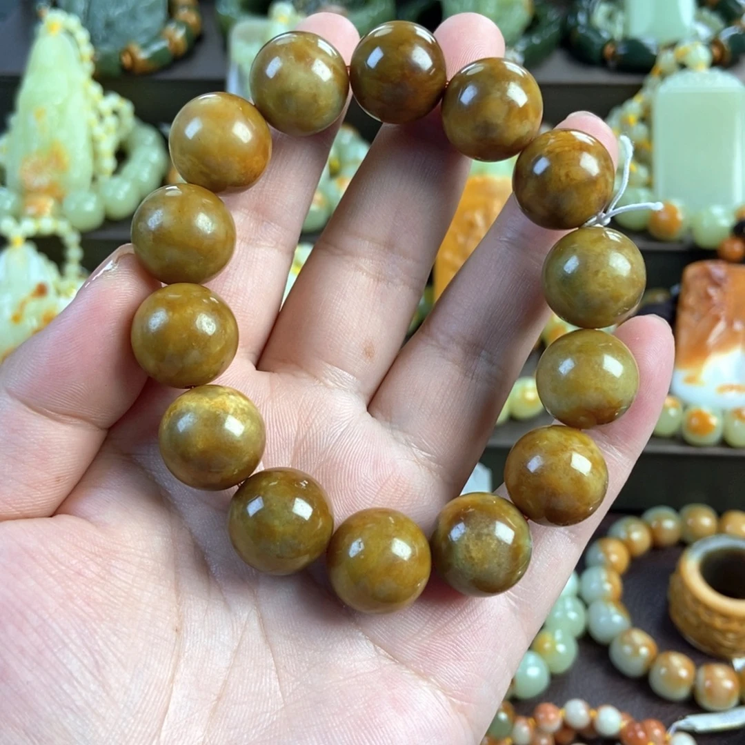 透闪石质玉未镶嵌手串