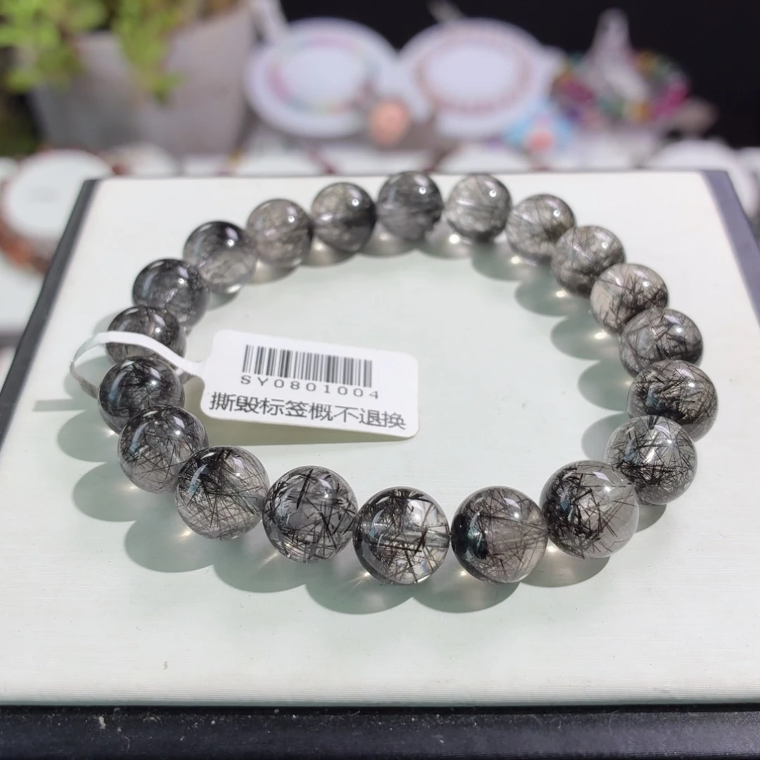 手串发晶未镶嵌9+黑发晶