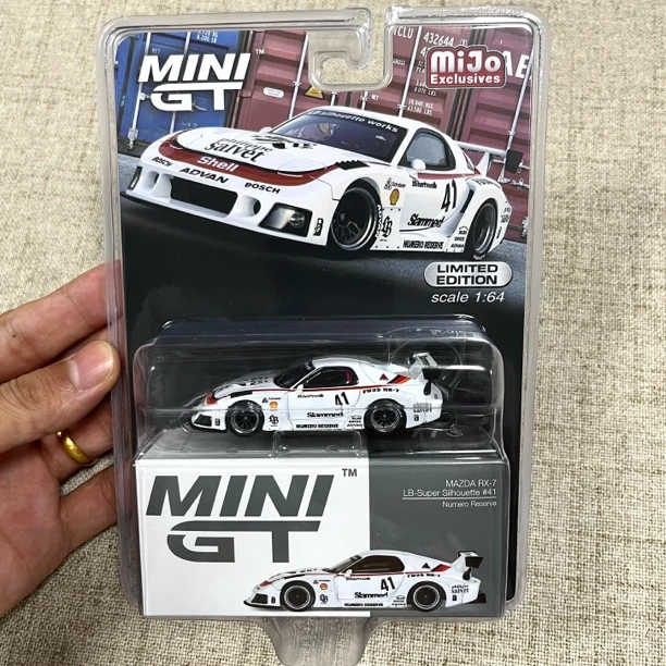 【壹童现货】MINIGT 1:64 马自达RX7 773号挂卡 合金汽车模型