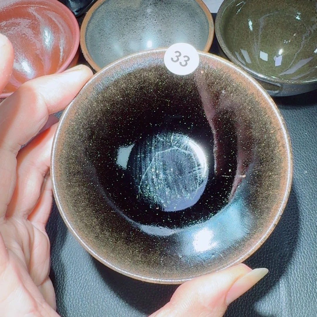 摆件古时茶器建窑建盏33
