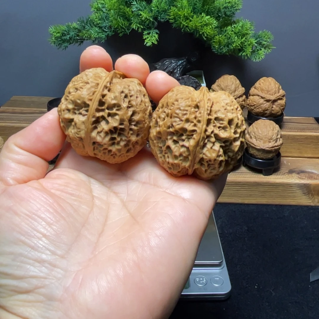 文玩核桃吊坠鳞鳞王44尺寸