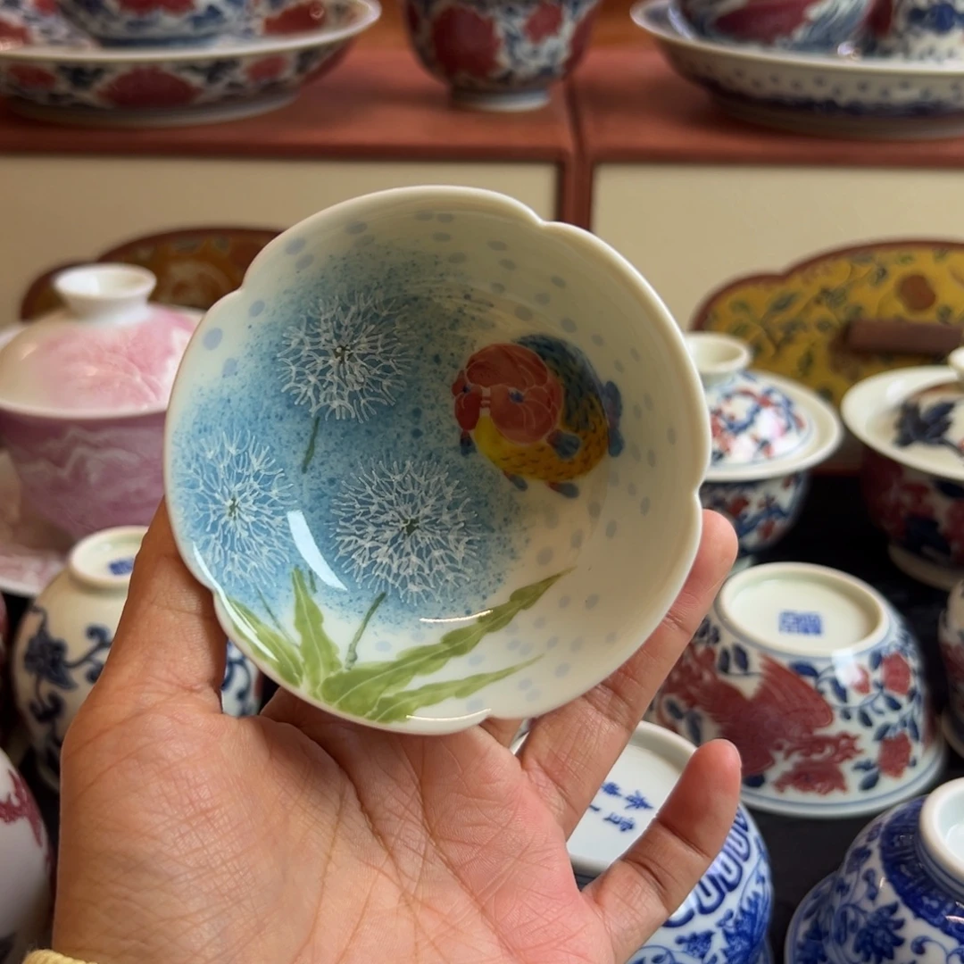 雪山春晓兰寿鱼花口
