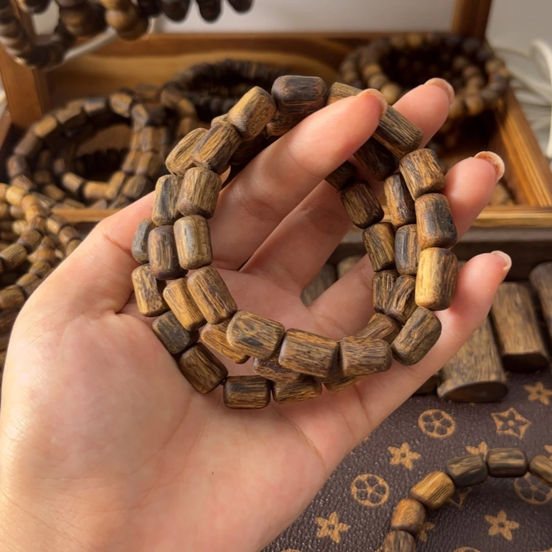 树心油桶珠单圈6克加