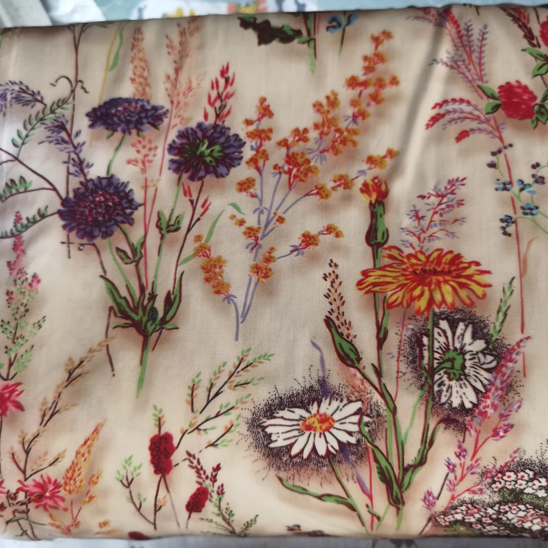 （48）1.45米宽幅人造棉布料1米起拍3米包邮±5厘米裁剪产品不退不换