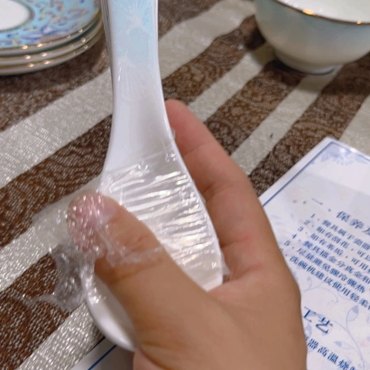 瓷片小勺十个微瑕
