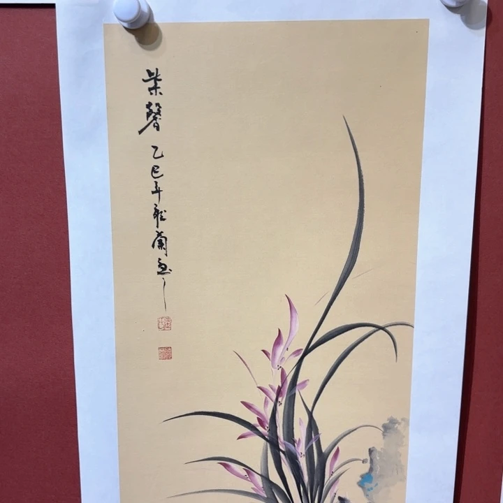国画听兰老师花鸟