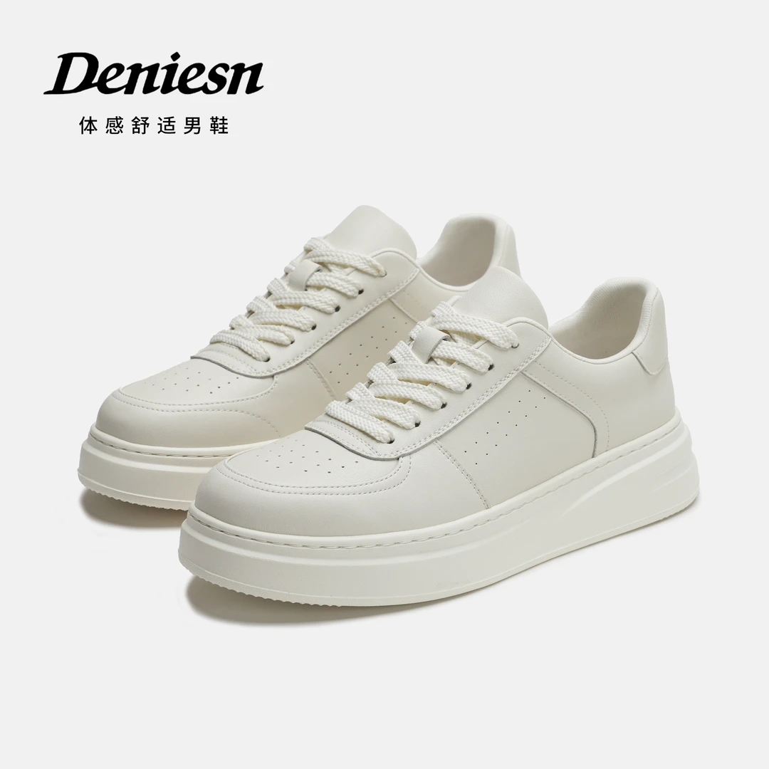 【升级空军2.0】经典真皮小白鞋秋冬舒适时尚百搭鞋子男款秋季冬季