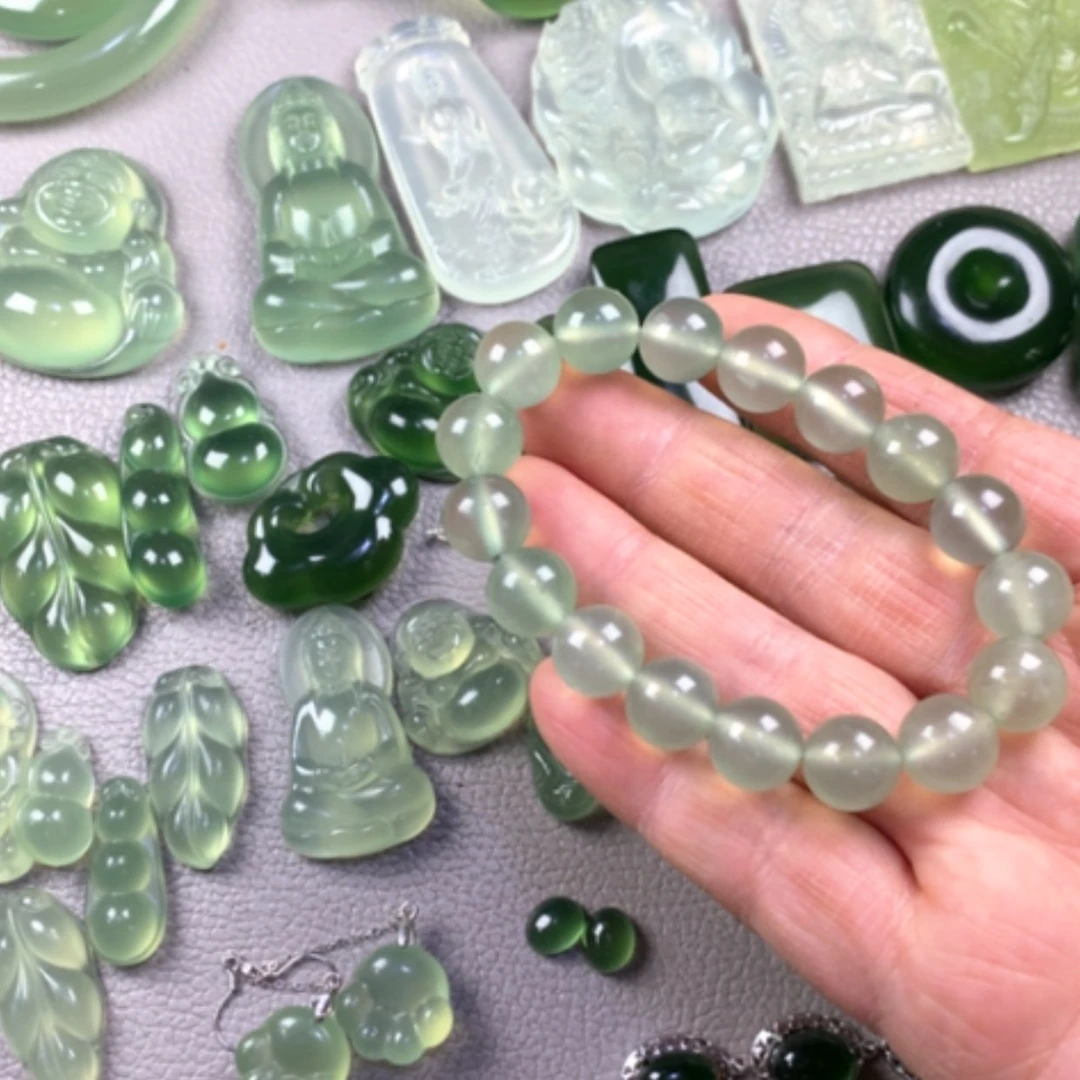 【闪购商品】蛇纹石玉岫玉未镶嵌