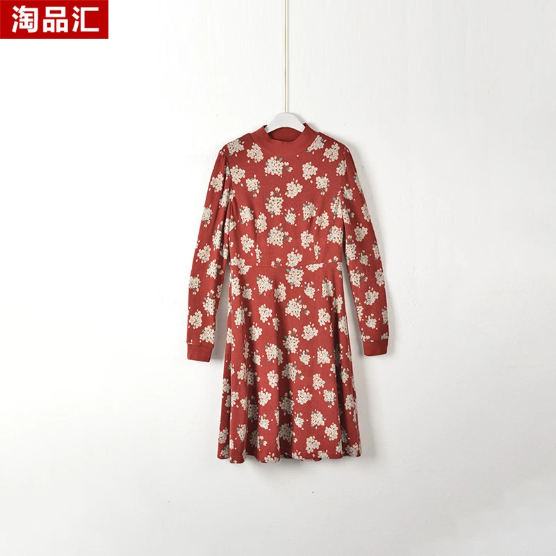 GPC4【专柜捡漏】深圳高端时尚女装YYB-连衣裙6813-红花
