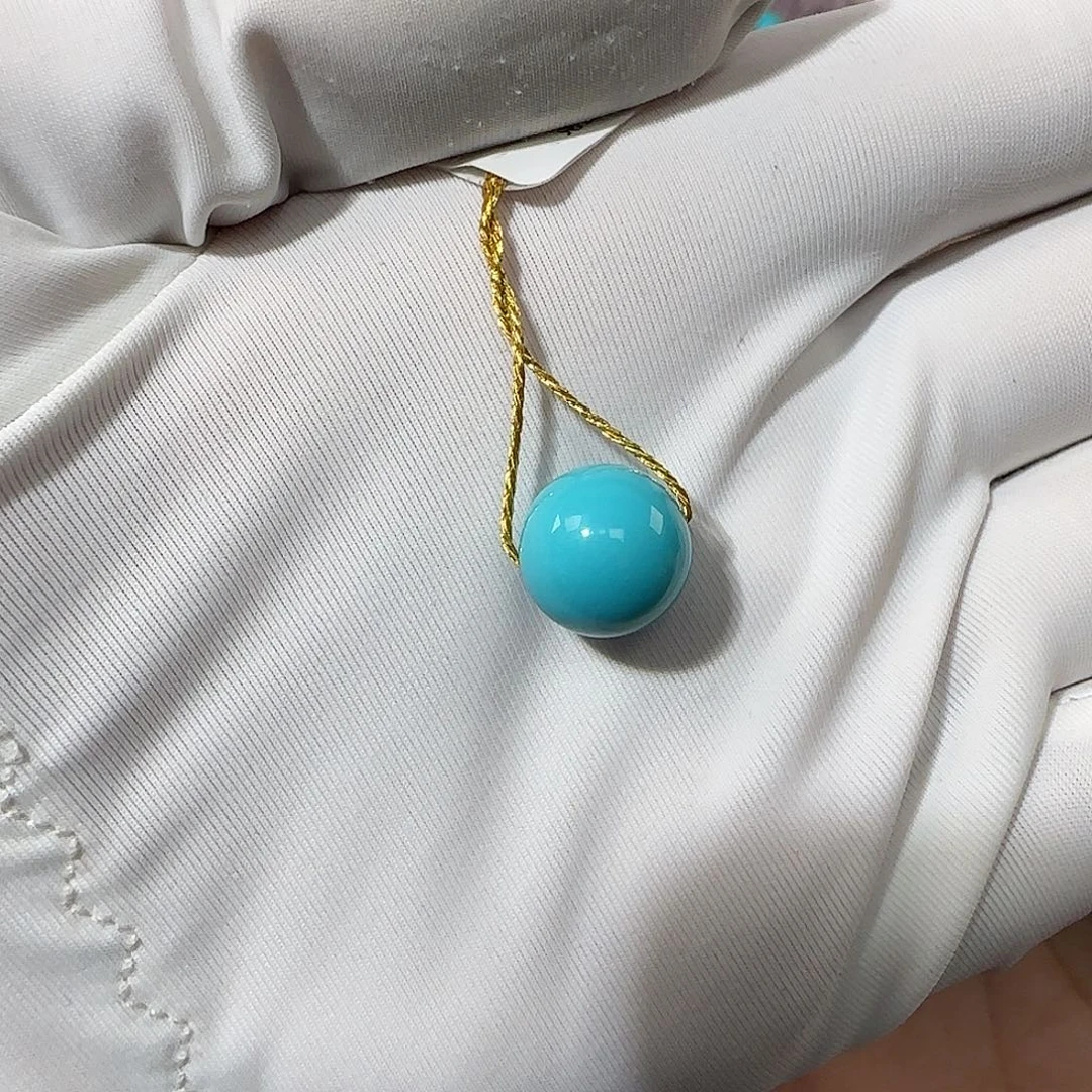 绿松石未镶嵌10mm➕单珠