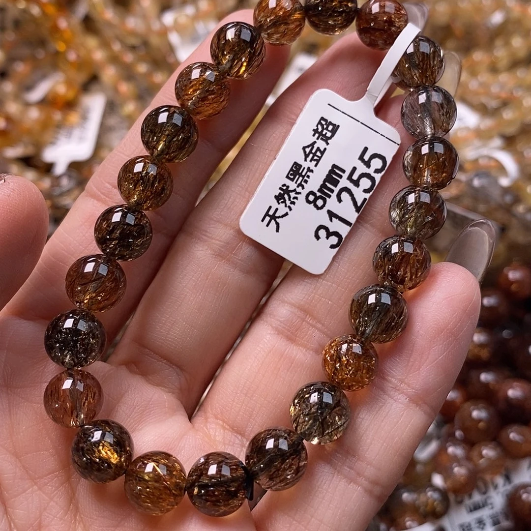 未镶嵌水晶手链水