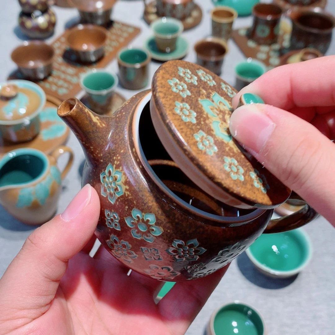 知***了龙泉青瓷茶具茶壶