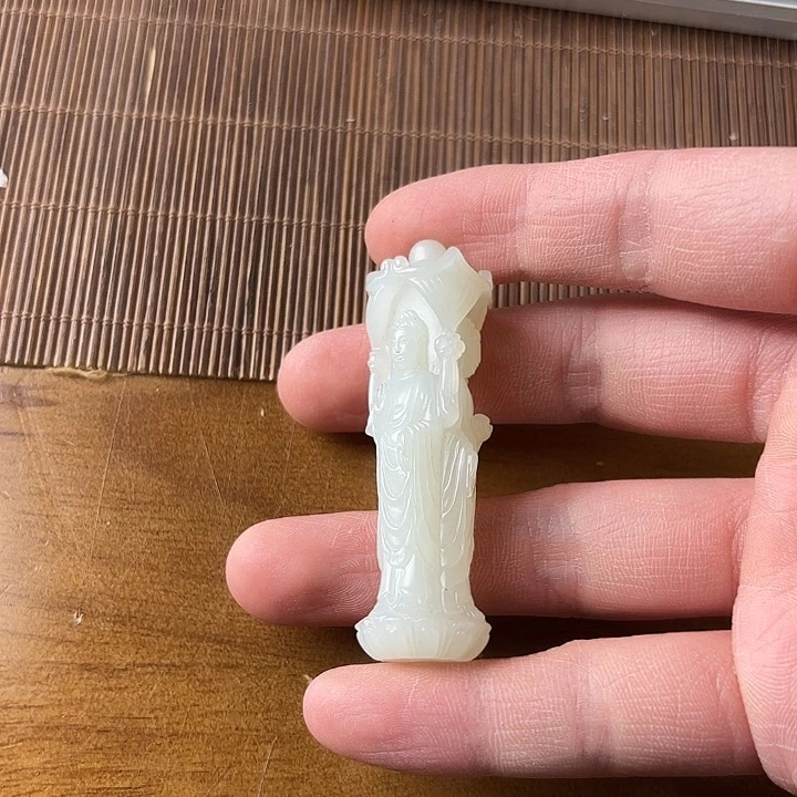 银***珍和田玉未镶嵌挂件