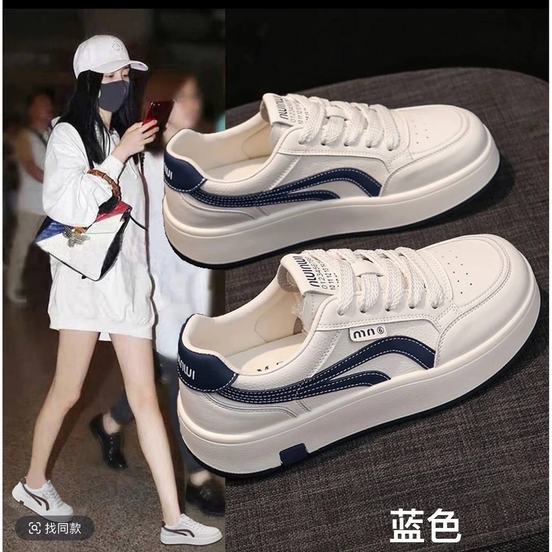 【坦姐严选 实体品质】松糕小白鞋运动板鞋秋季休闲板鞋619