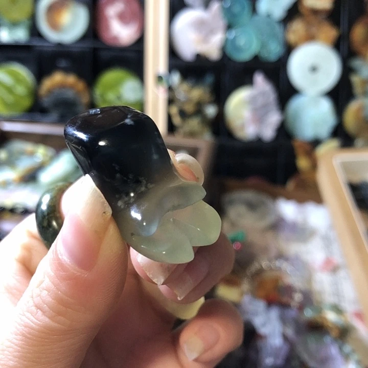 岫玉未镶嵌岫玉挂件