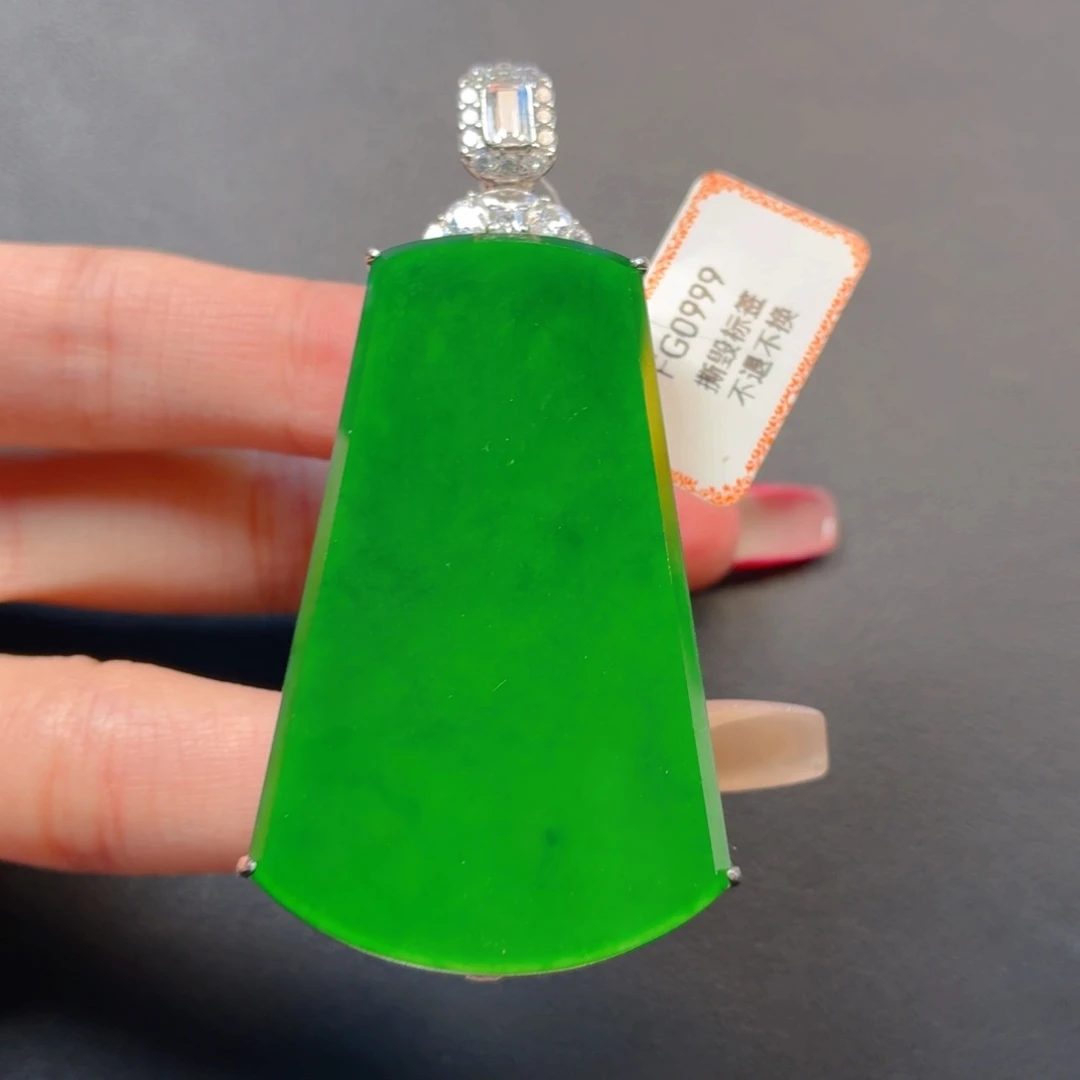 翡翠银S925镶嵌戒指