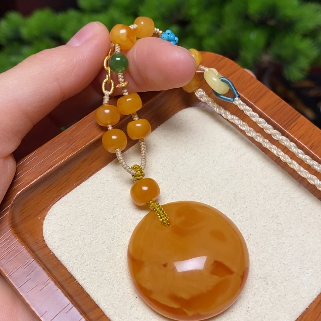 【闪购商品】蜜蜡颈饰未镶嵌项链