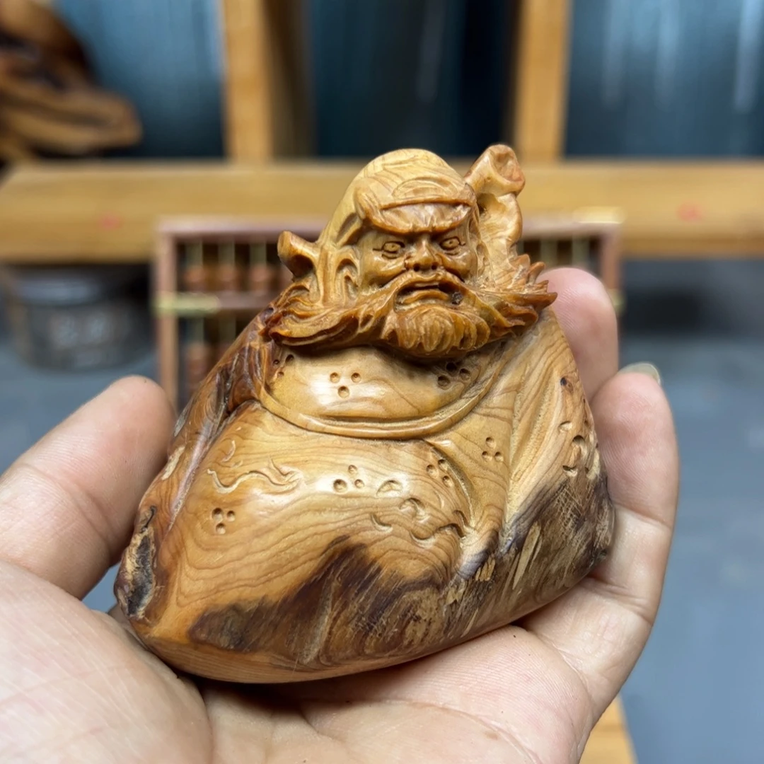 酒***仙木崖柏木摆件手把件