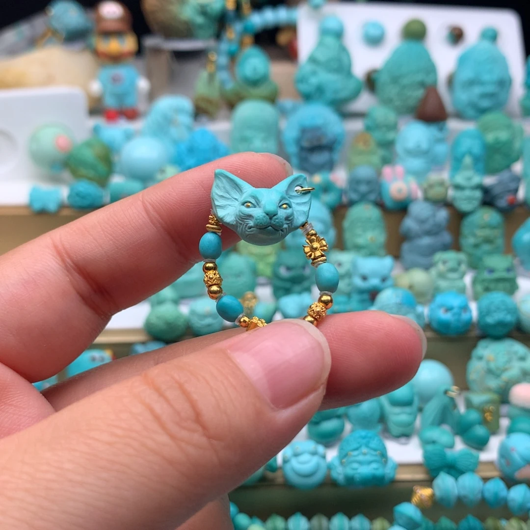 是***呀绿松石18K金镶嵌单品