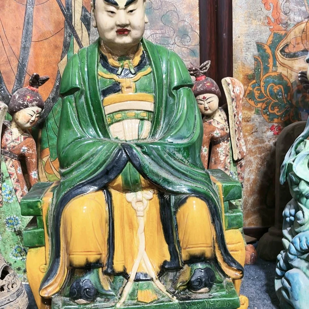 瓦当摆件摆件茶桌茶台陶瓷?