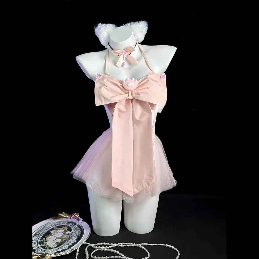 纯欲猫咪制服套装 可穿80-150斤