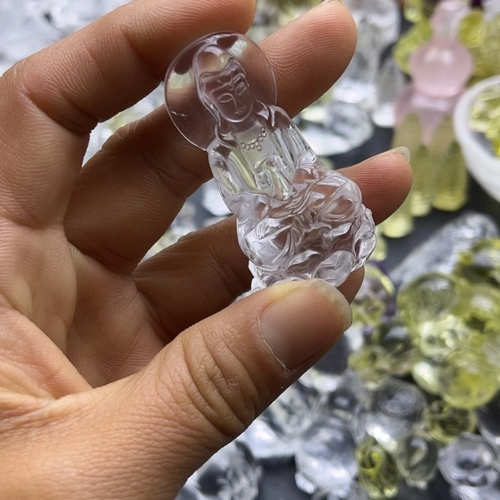 水晶摆件未镶嵌吊坠