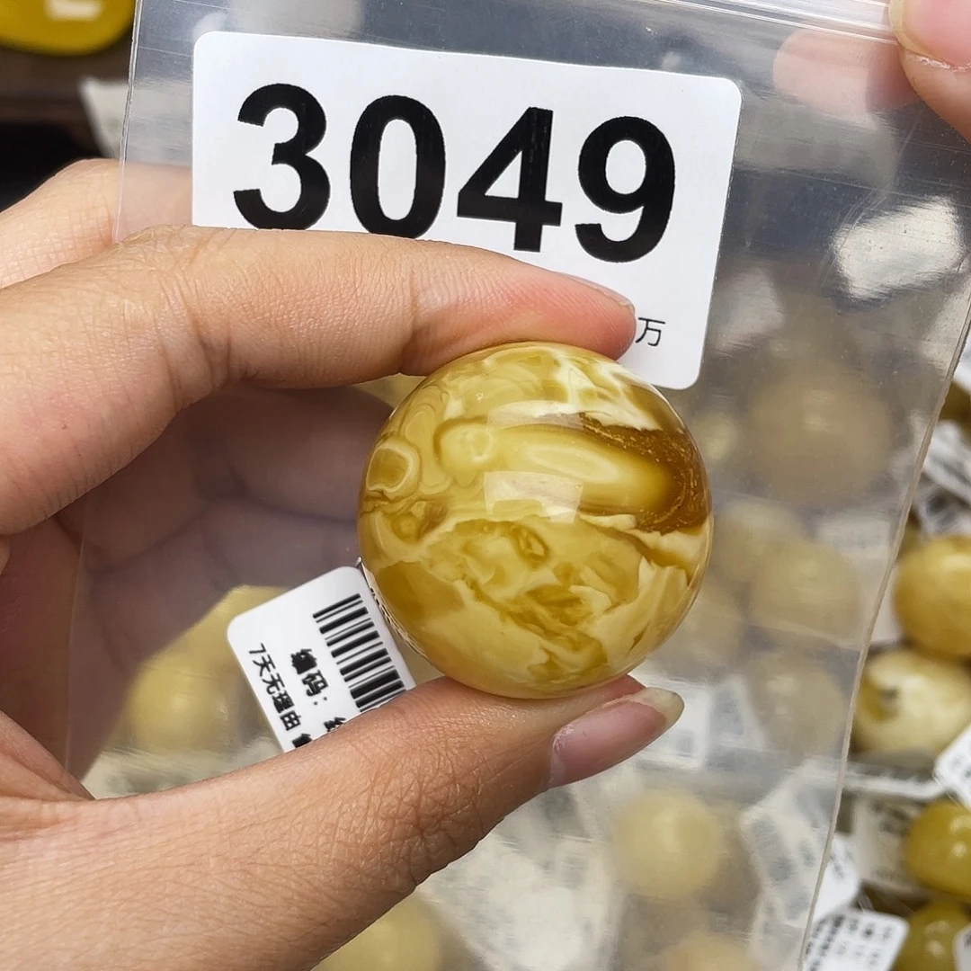 A***f蜜蜡未镶嵌珠宝奇石32.2植物