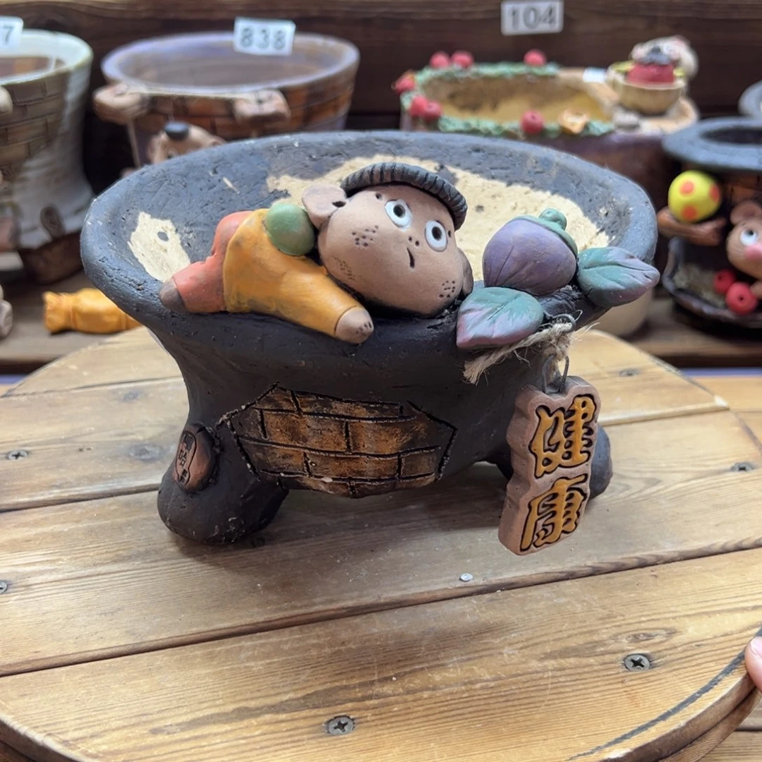 嘻哈多肉花盆百搭