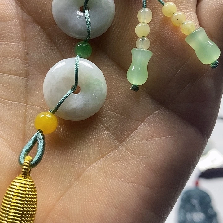 未镶嵌手链翡翠平安车挂