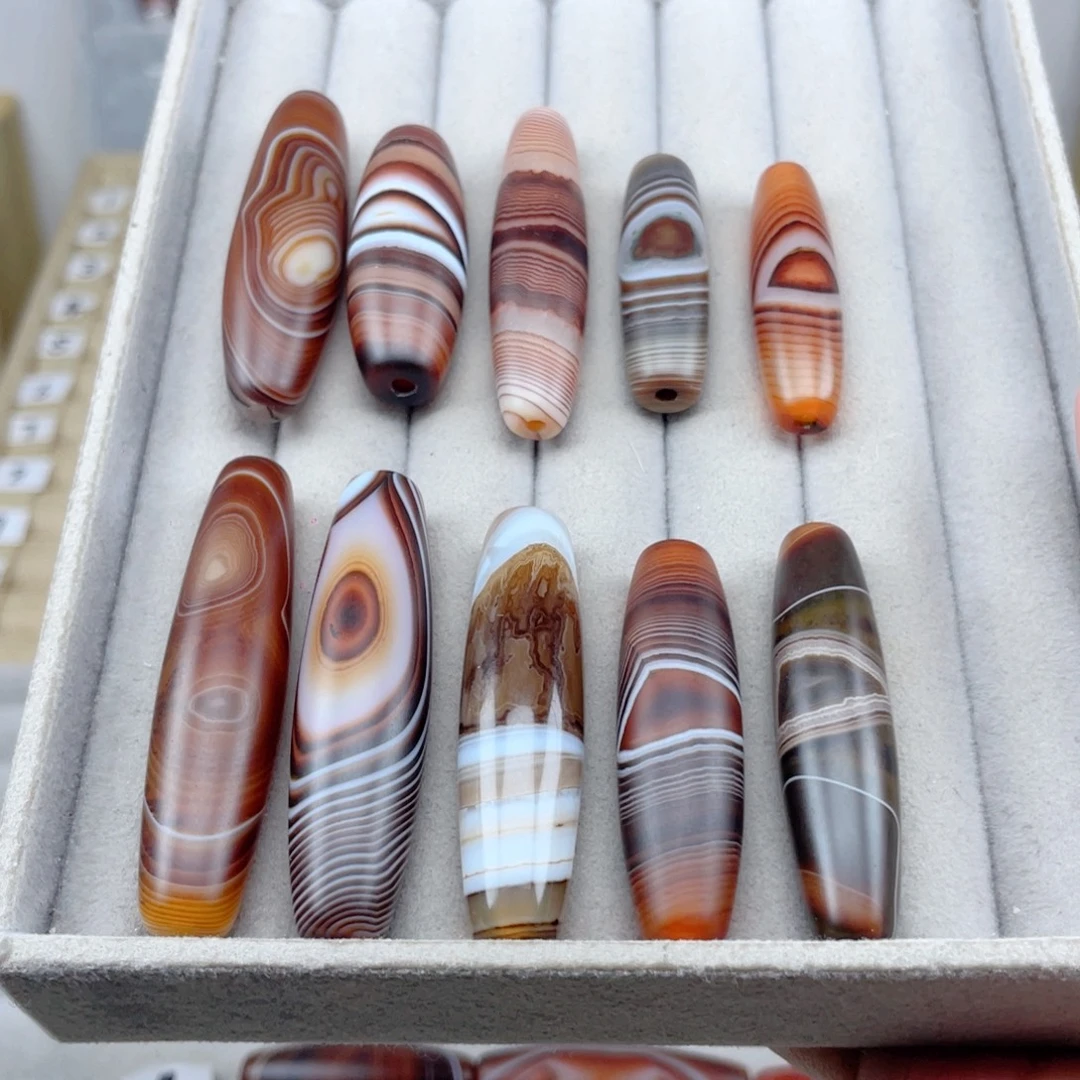 满***）玛瑙/玉髓合金颈饰