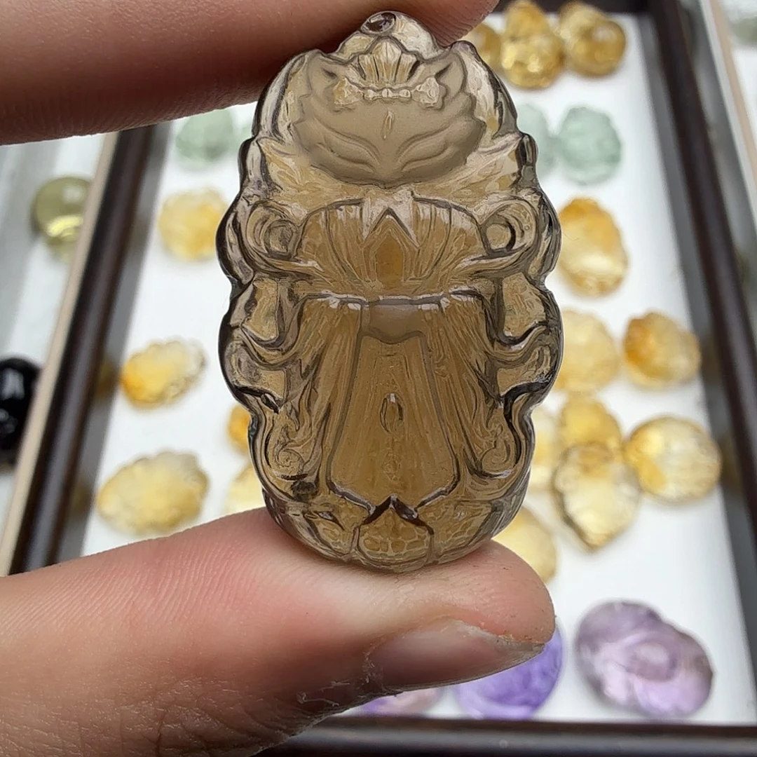 未镶嵌水晶吊坠(不含链)