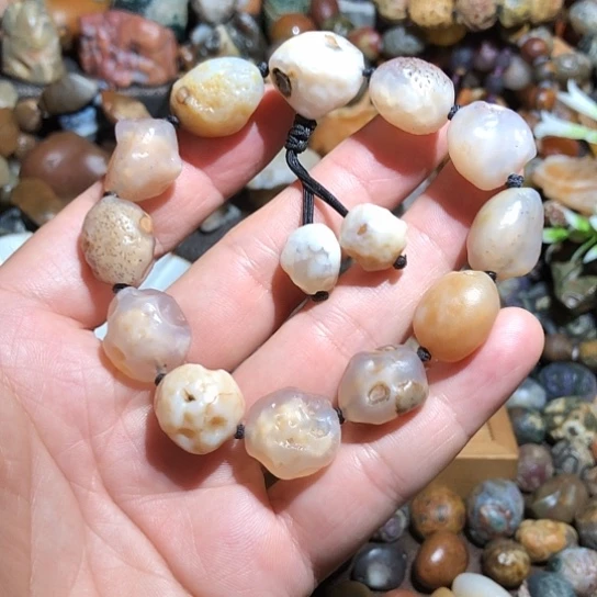石材沙漠漆原石手链