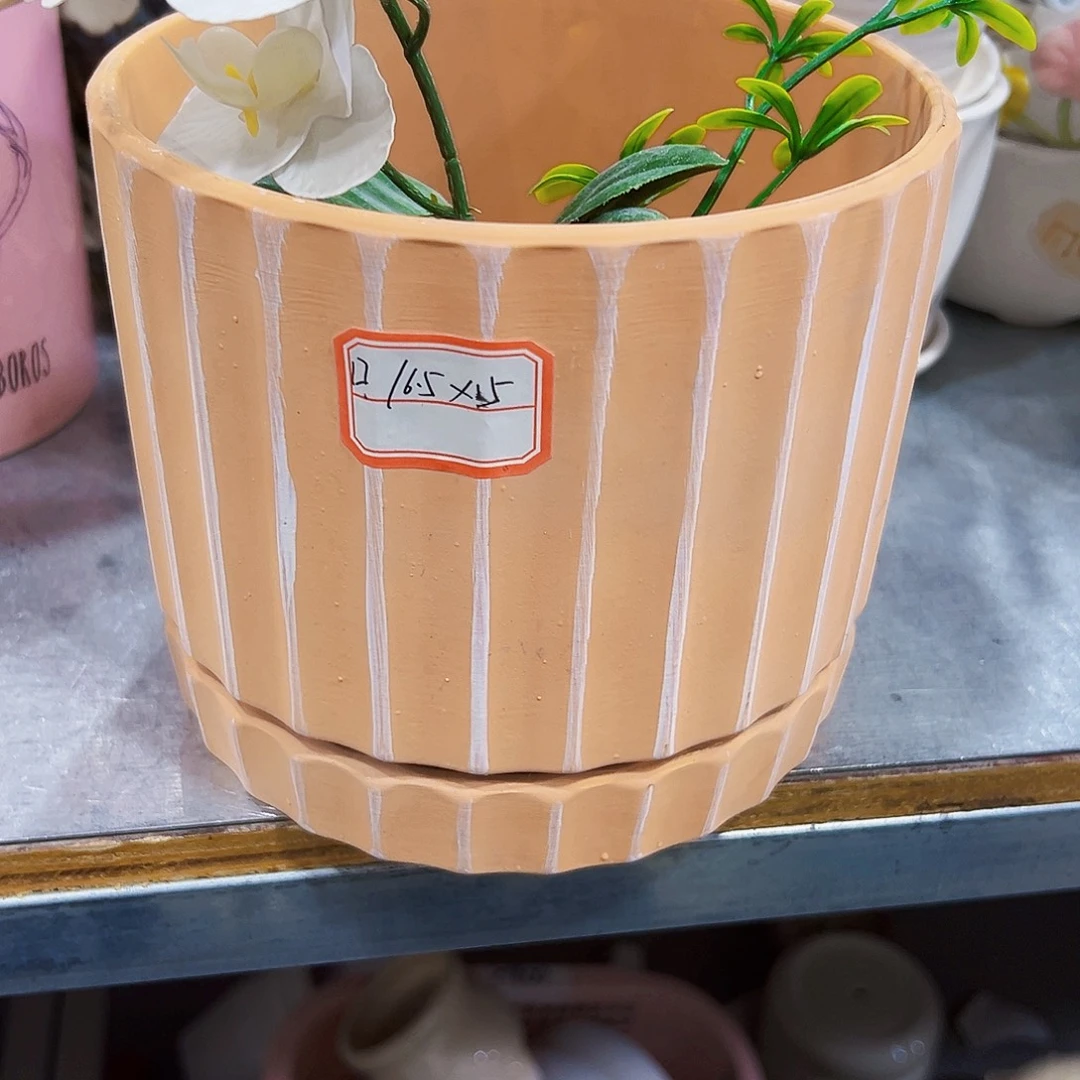 有孔，外贸尾单陶瓷花盆凑单10米包邮