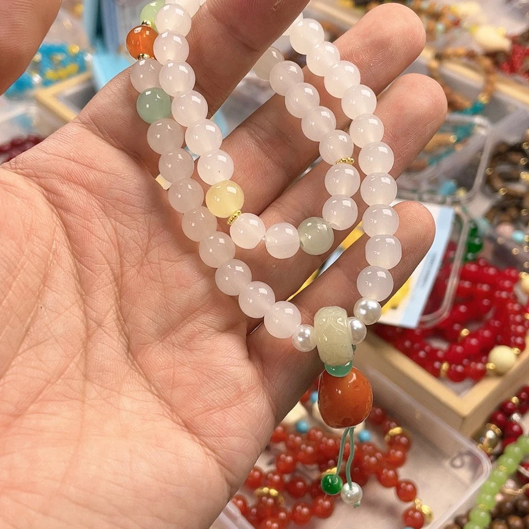 和田玉手饰银S925镀金镶嵌